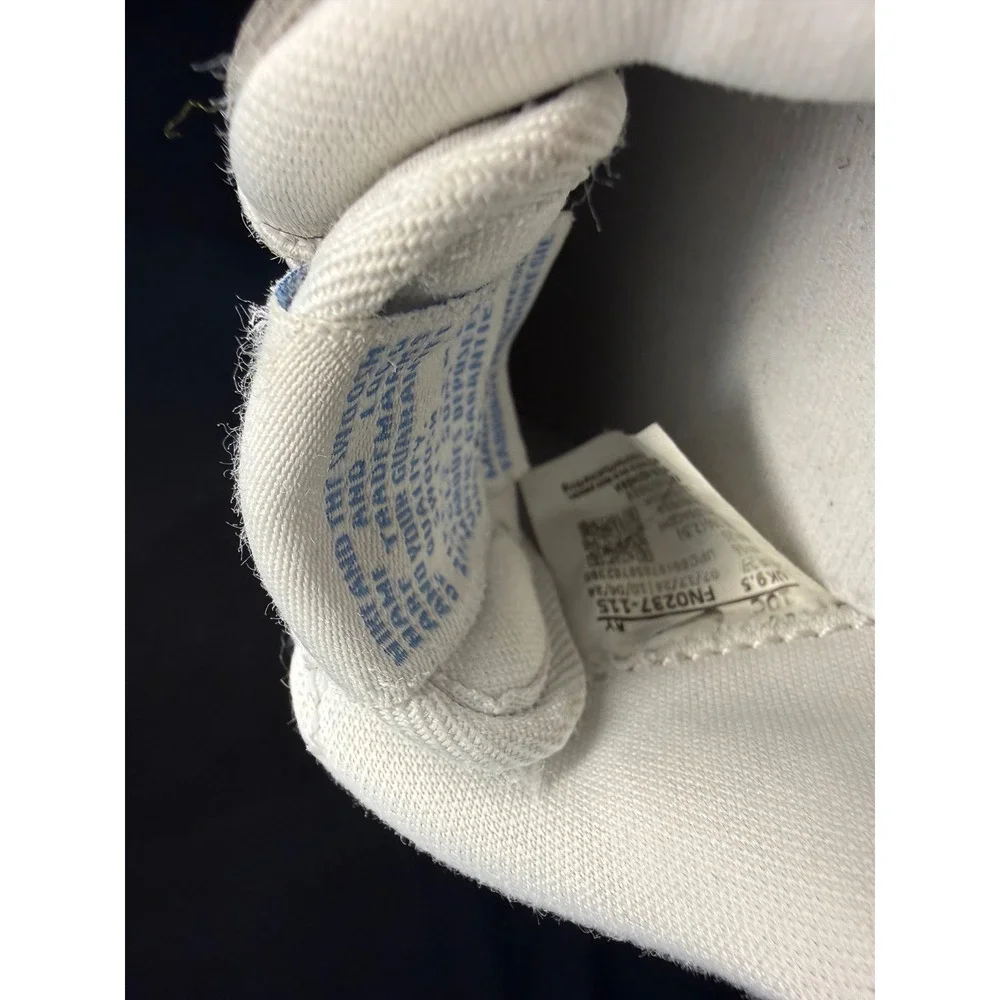 Nike Air‎ Force 1 EasyOn Kids 10C White Blue Gum FN0237-115 Hook Loop